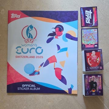 2025 Topps UEFA Womens Euro Bonmati Complete losse, Nieuw
