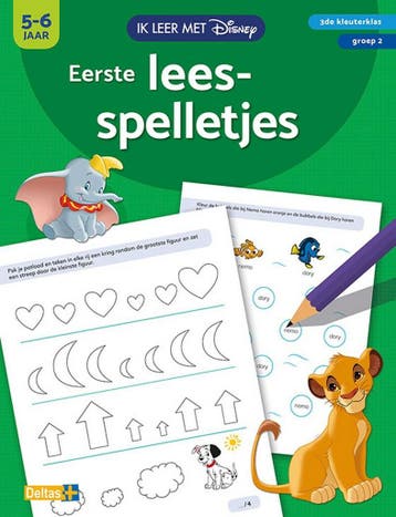 Eerste leesspelletjes (5-6 j.) / Ik leer met Disney, Verzenden, Zo goed als nieuw