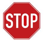 Premark thermoplastische markering, “stop” - bord - Vlak -, Verzenden