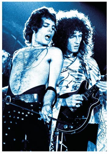 Posters - Poster Queen - Mercury/ May, Verzenden, Zo goed als nieuw