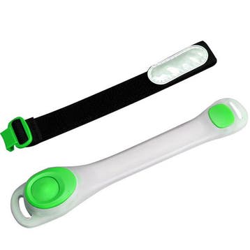 Hardloop verlichting voor arm en been - Groen, Ophalen of Verzenden, Nieuw
