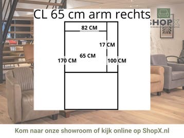 Leren elementenbank Match - cl 65 arm rechts, Industrieel, Modern, Scandinavisch, Nieuw, Leer, Ophalen of Verzenden