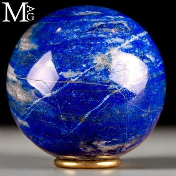 Premium Afghaanse Lapis Lazuli Bol met Pyriet - Perfect