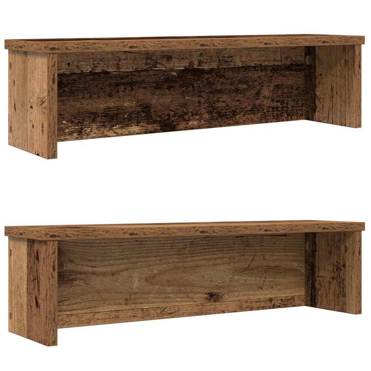 vidaXL Keukenrekken stapelbaar 2 st 60x15x16 cm oud, Huis en Inrichting, Keuken | Keukenbenodigdheden, Nieuw, Verzenden