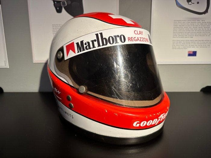 Formule 1 - Clay Regazzoni - Replica helmet, Verzamelen, Automerken, Motoren en Formule 1