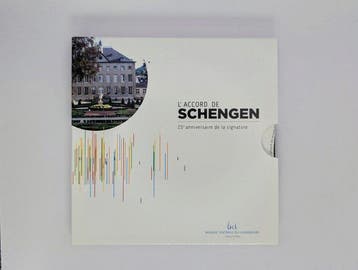 Luxemburg. 10 Euro 2010 Accord de Schengen Proof (Zonder