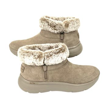 Skechers On-The-Go Encore - Lage dames enkellaarsjes - Taupe, Nieuw