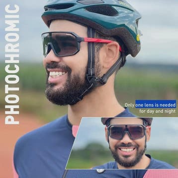 Fotocromische Sportbril voor Fietsen & Outdoor | SCVCN Wielr, Verzenden, Nieuw