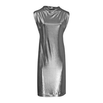 Graumann • metalic zilveren jurk • S, Kleding | Dames, Jurken, Graumann, Verzenden, Nieuw, Maat 36 (S)