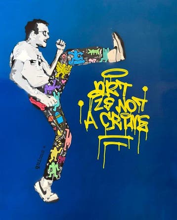 Quiona+ - ‘Keith Haring: Art is Not a Crime’ XL