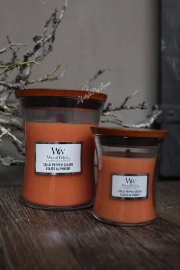 WoodWick chili pepper gelato Medium, Ophalen of Verzenden, Nieuw