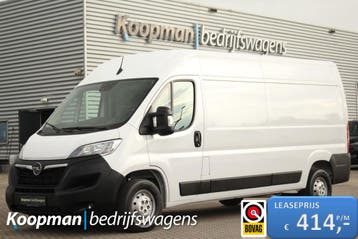 Opel Movano L3H2 | Financial Lease voor 340 p/mnd, Gebruikt, Euro 6, Wit, 360° camera