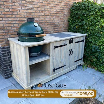 Buitenkeukens Steigerhout + Douglashout! Nu met 20% korting!, Tuin en Terras, Nieuw, Ophalen of Verzenden, Rostique, Gas