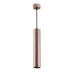 Hanglamp langwerpig - 30cm | Rosé goud | GU10 fitting, Ophalen of Verzenden, Nieuw, Metaal, 50 tot 75 cm