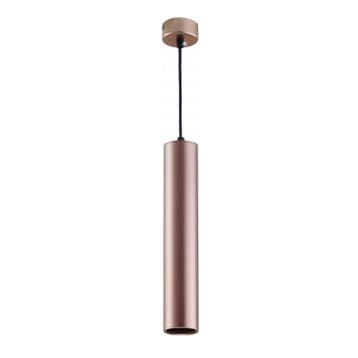 Hanglamp langwerpig - 30cm | Rosé goud | GU10 fitting, Huis en Inrichting, Lampen | Hanglampen, Ophalen of Verzenden, Nieuw, Metaal