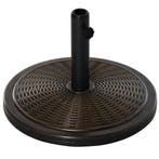 Parasolvoet Van Cement 14kg Rond Parasolvoet Met Rieten Look, Tuin en Terras, Verzenden