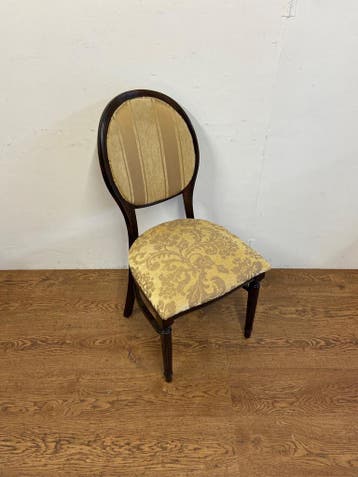 Gebruikte Medaillonstoel z/a S2948 Vintage/Café, Ophalen, Nieuw