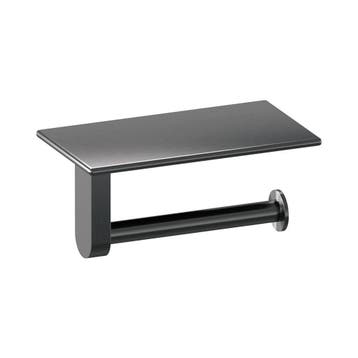 Brauer Toiletrolhouder Met Planchet - Gunmetal Geborsteld, Ophalen of Verzenden, Nieuw