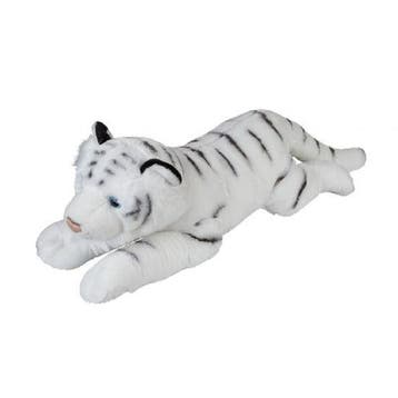 Ravensden witte tijger knuffel - pluche - 60 cm - tijger, Verzenden, Nieuw