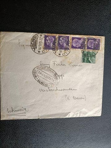 Koninkrijk Italië 1945 - Regentschap. Frankering met dubbele, Gestempeld