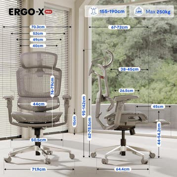 Ergonomische Bureaustoel -  Office Chair - Gamestoel - Volwa, Verzenden, Zo goed als nieuw