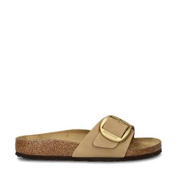 Birkenstock Madrid Big Buckle sandalen voor dames, Verzenden, Beige, Nieuw, Sandalen of Muiltjes