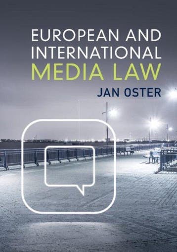 European and International Media Law - Jan Oster, Verzenden, Gelezen, Jan Oster