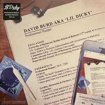lp nieuw - Lil Dicky - Professional Rapper, Verzenden, Zo goed als nieuw, Overige formaten