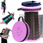 Telescopische Kruk 455kg Draagvermogen | Tweedekansje OP=OP, Huis en Inrichting, Kunststof, Vouwkruk, Zwart, Nieuw