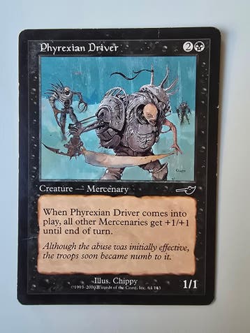PHYREXIAN DRIVER (NEMESIS) (64/143) (HEAVILY PLAYED) (MTG), Verzenden, Gebruikt