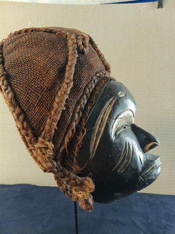 ceremoniëel masker - Zamble/Zamle - Guro - Ivoorkust (Zonder