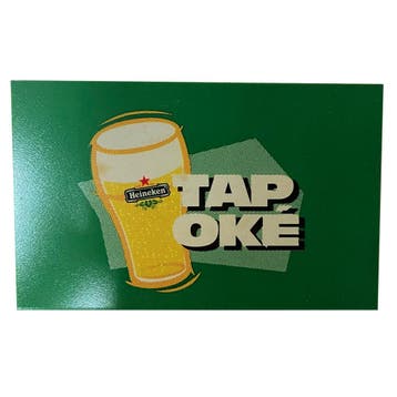 Tapkaart – Tap Oké Heineken, Ophalen of Verzenden