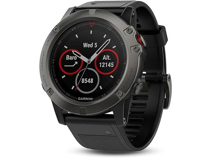 Garmin Fenix 5X - Zwart, Sieraden, Tassen en Uiterlijk, Smartwatches, Zo goed als nieuw, Verzenden