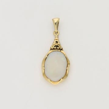Zonder minimumprijs - Hanger - 14 karaat Geel goud - 2.82ct., Sieraden, Tassen en Uiterlijk, Antieke sieraden