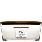 WoodWick Linen Ellipse Candle - 454gr, Ophalen of Verzenden, Nieuw, Overige typen