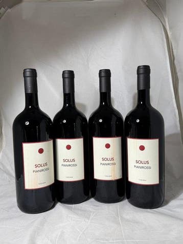 2015 Pianirossi Solus - Toscane IGT - 4 Magnums (1.5L), Nieuw