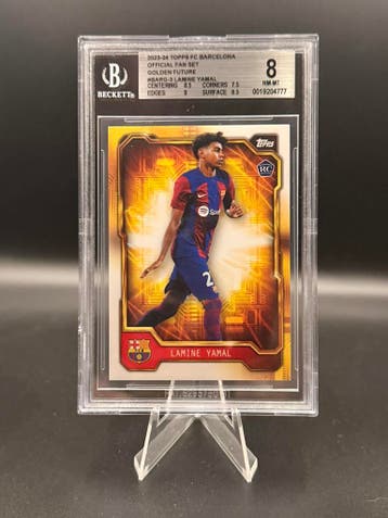 Beckett 8 Topps RC Golden Future Fan Set Lamine Yamal #BARG-, Verzenden, Zo goed als nieuw, Losse kaart