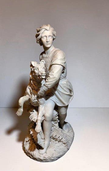 Alexandre Munro (1825-1871) (tratto da) - Beeld, Il giovane, Antiek en Kunst