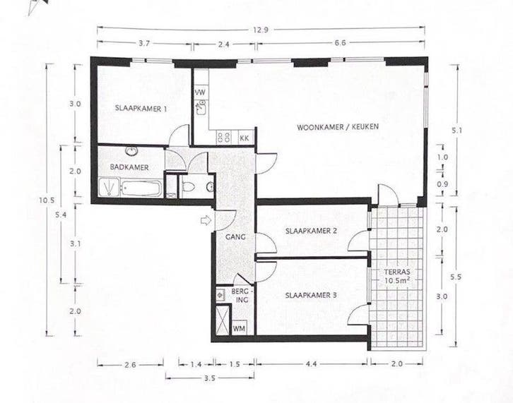 Te huur: Appartement Teakhout in Zaandam, Huizen en Kamers, Huizen te huur, Noord-Holland, Appartement