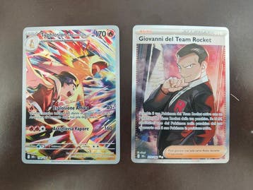 Pokémon - 44 Card - Typhlosion, Giovanni del Team Rocket, Nieuw
