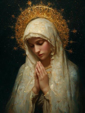 Canvas Fit - Alberto Ricardo -  Virgen María. La Reina de