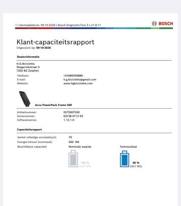 KOGA PaceB10 Elektrische Fiets Bosch CX 500Wh-Enviolo 4917km, 55 tot 59 cm, Ophalen, Zo goed als nieuw, 50 km per accu of meer