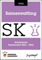 ExamenOverzicht   Samenvatting Scheikunde VWO 9789493237230, Zo goed als nieuw