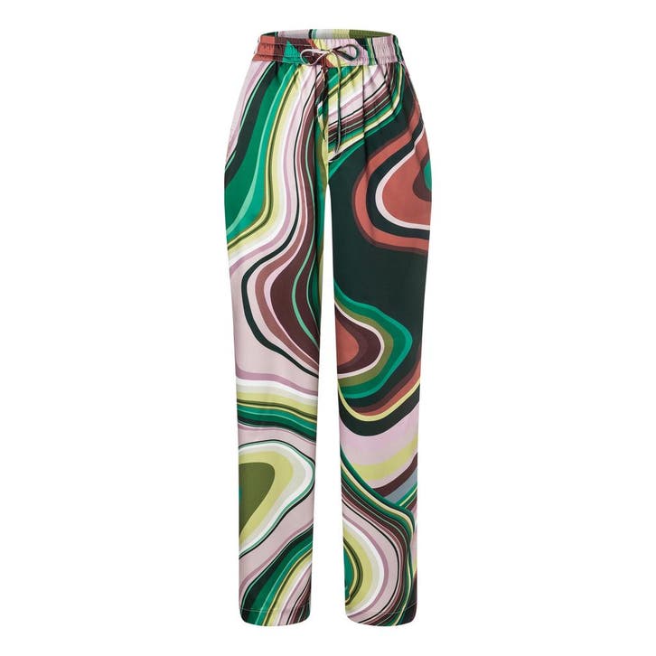 MAC • relaxte wijde broek Esther • 36, Kleding | Dames, Broeken en Pantalons, Groen, Nieuw, Maat 36 (S), Verzenden