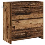 vidaXL Badkamer Onder Wasbak Kast Oud hout 78,5 x 37,5 x 81, Verzenden, Nieuw