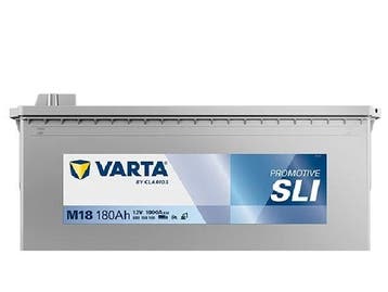 Varta Promotive SLI type M18 startaccu 12 volt 180 ah, Ophalen of Verzenden, Nieuw
