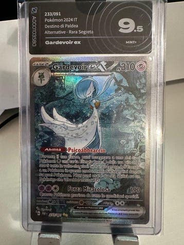 Pokémon - 1 Graded card - Gardevoir 233/091 Full art, Foil,, Nieuw