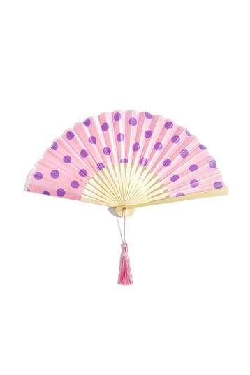 Goudlief Opvouwbare waaier met stippen (Accessoires), Verzenden, Nieuw