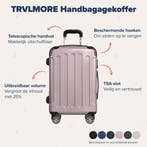 2dekans | TRVLMORE Handbagage Koffer - 45L - TSA Cijferslot, Ophalen of Verzenden, Zo goed als nieuw
