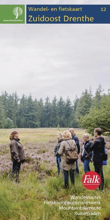 Falk Staatsbosbeheer wandelkaart 12 Zuidoost-Drenthe - Falk, Boeken, Verzenden, Gelezen, Falk